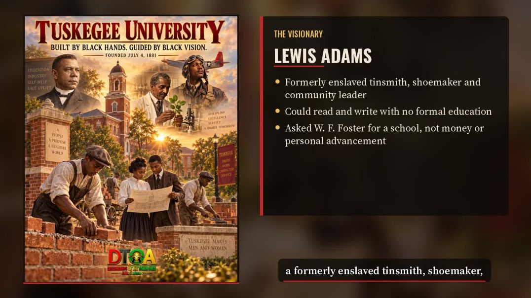 ⁣Tuskegee University: Built by Black Hands, Guided by Black Vision