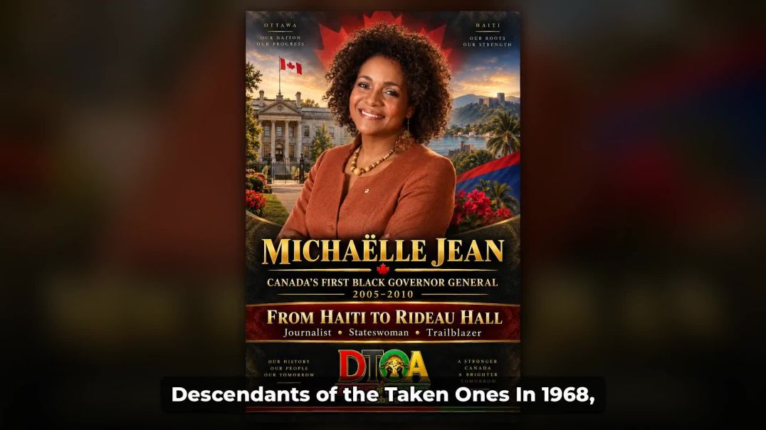 ⁣MICHAËLLE JEAN — FROM HAITI TO CANADA’S FIRST BLACK GOVERNOR GENERAL