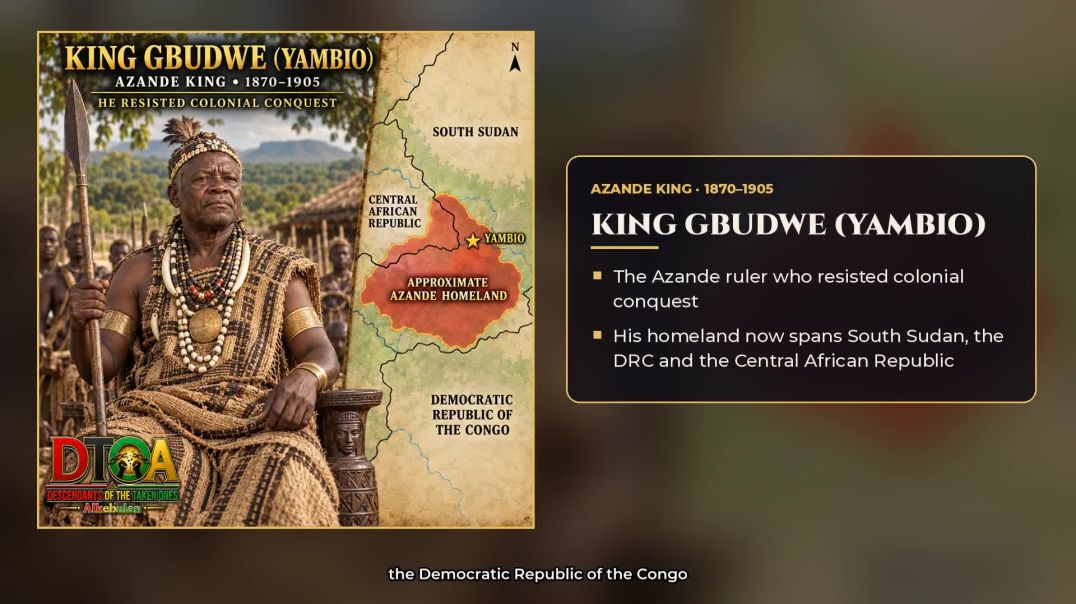 ⁣King Yambio: The Azande Ruler Who Resisted Colonial Conquest