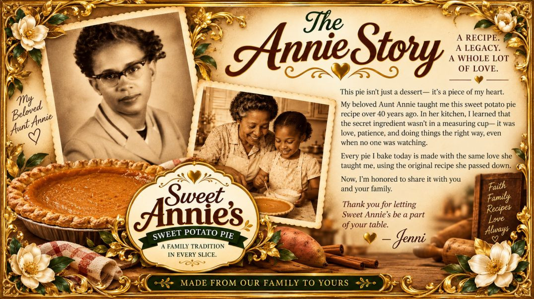 Sweet Annie’s Sweet Potato Pie | A Recipe. A Legacy. A Whole Lot of Love.