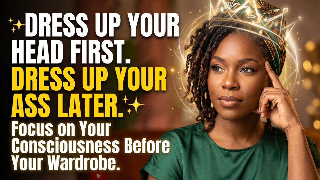 ⁣Dress up your head first. Dress up your ass later: Prioritizing your Mind over Matter