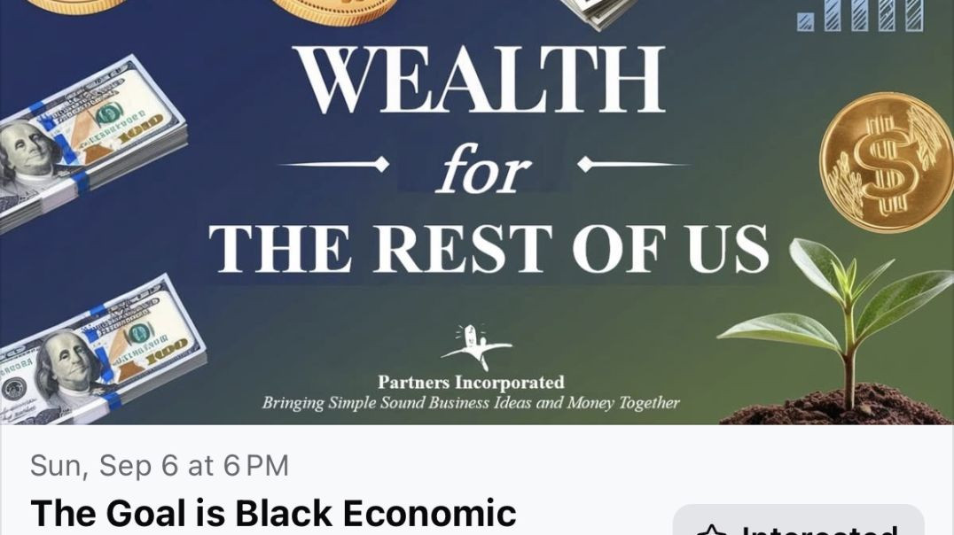 ⁣The Goal is Black Economic Empowerment