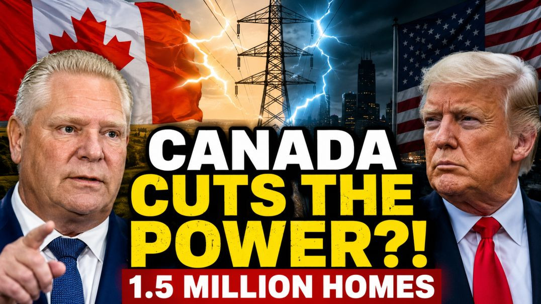 ⁣CANADA THREATENS TO CUT OFF US POWER! 🇨🇦⚡🇺🇸 Trump Trade War Just Escalated