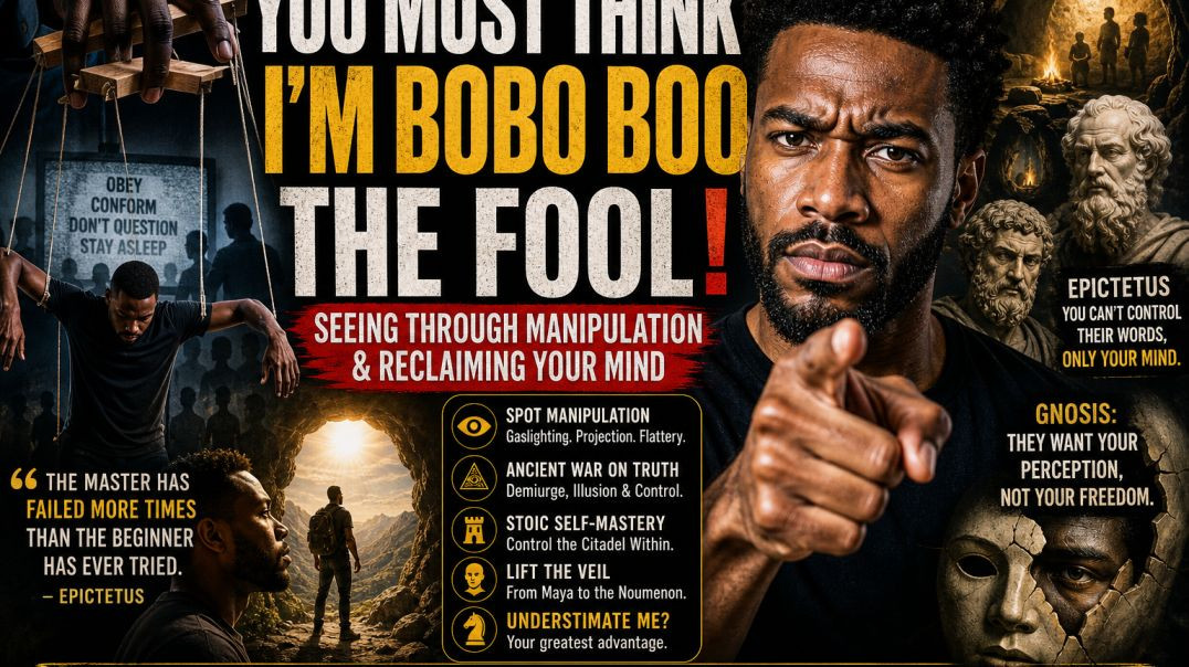 ⁣You Must Think I'm Boo Boo The Fool! | Seeing Through Manipulation & Reclaiming Your Mind
