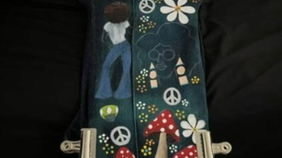 Painted Denim Jeans-2