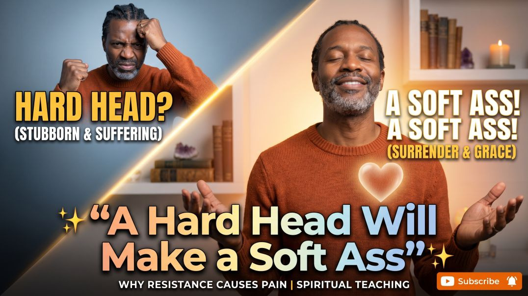 ⁣A Hard Head will make a Soft Ass! Letting for go of Hurt in exchange for Peace.