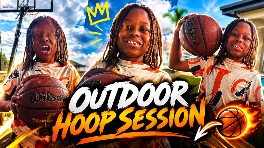 ⁣Miraclebabyjosiah plays basketball