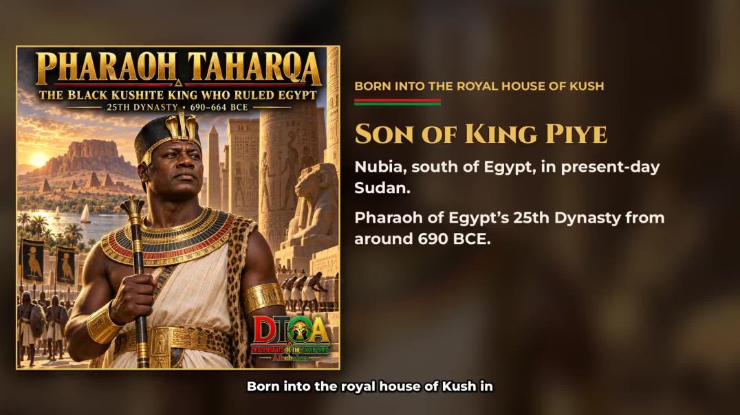 ⁣Taharqa: The Black Kushite Pharaoh Who Ruled Egypt