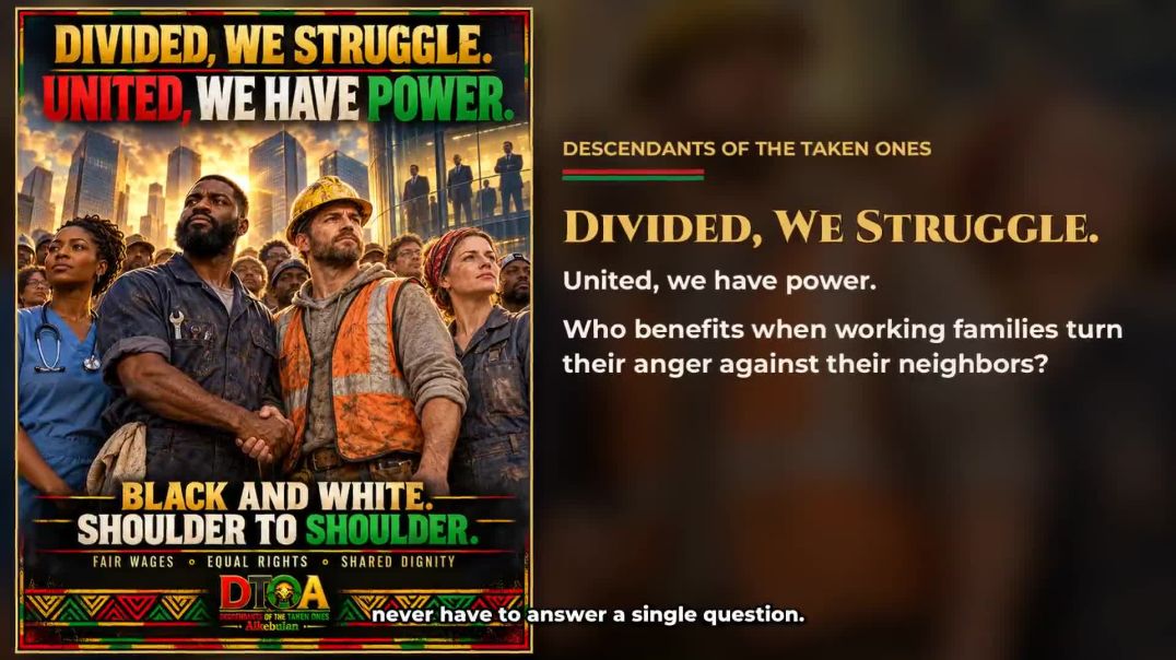 ⁣DIVIDED, WE STRUGGLE. UNITED, WE HAVE POWER.