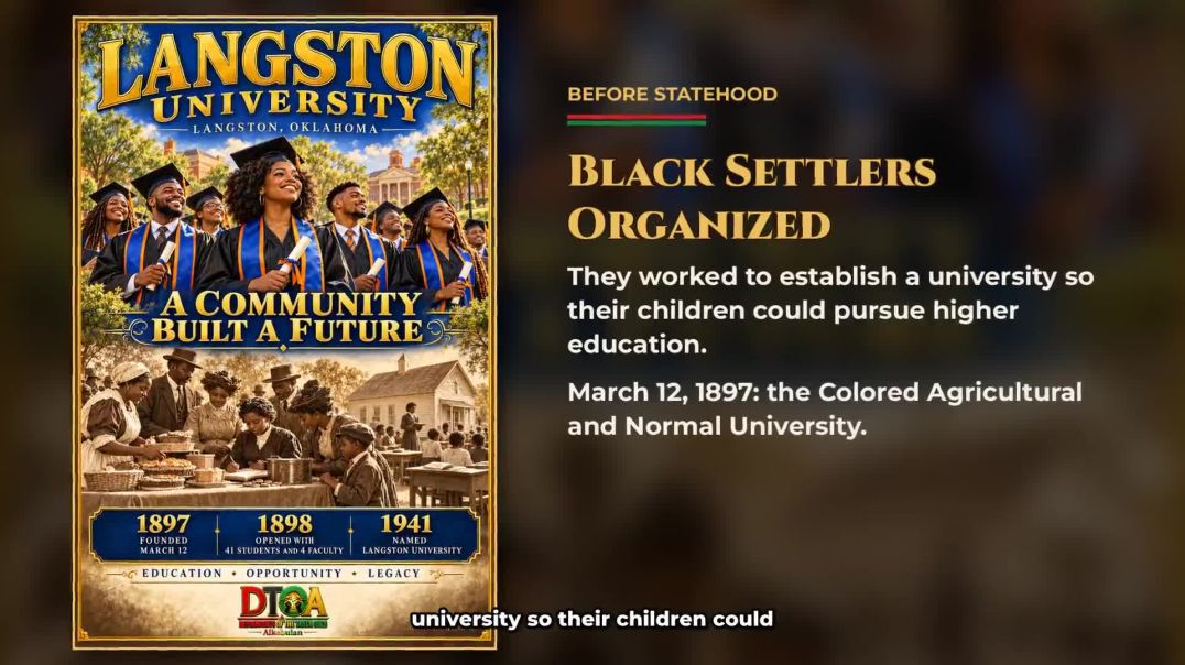 ⁣Langston University—Langston, Oklahoma: A Community Built a Future