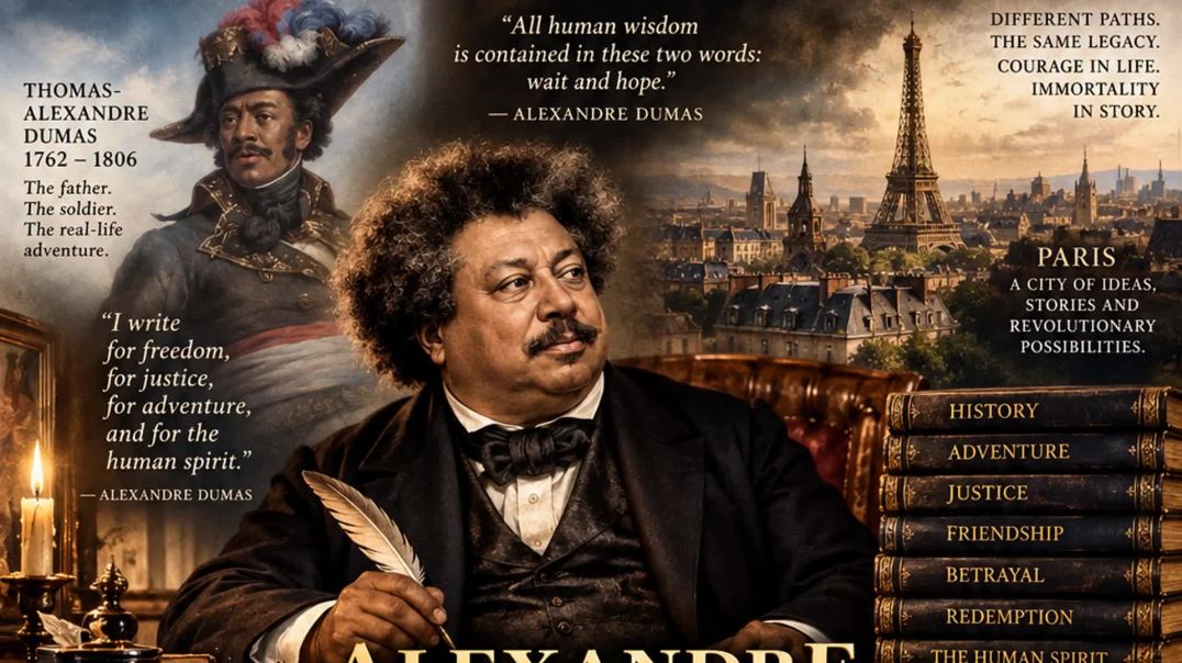 ⁣ALEXANDRE DUMAS — THE SON WHO TURNED HIS FATHER’S LIFE INTO LEGEND