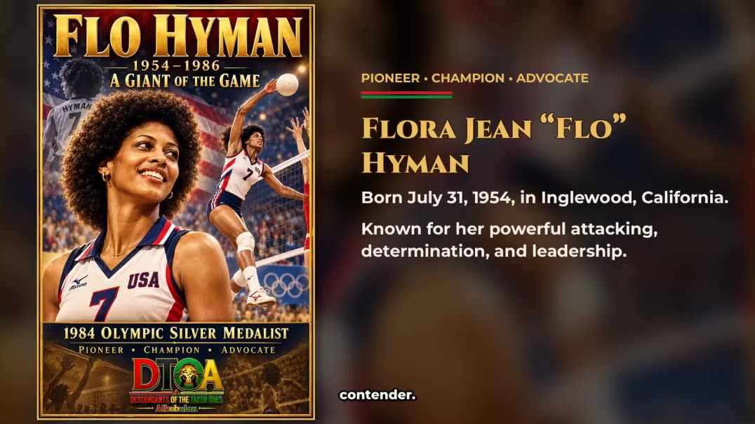 ⁣Flo Hyman: The Woman Who Helped Lift American Volleyball onto the World Stage