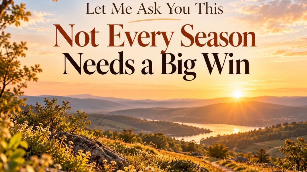 ⁣Not Every Season Needs a Big Win 🌿