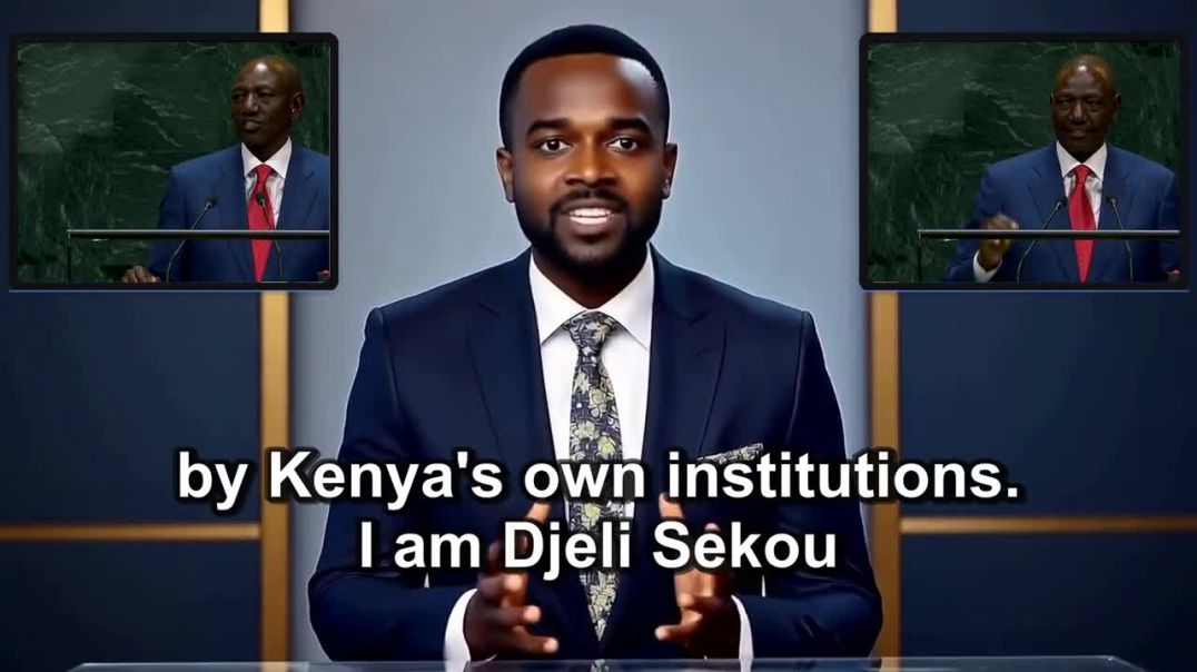 ⁣Ruto Told the UN the World Isn't Equal. Kenya's Own