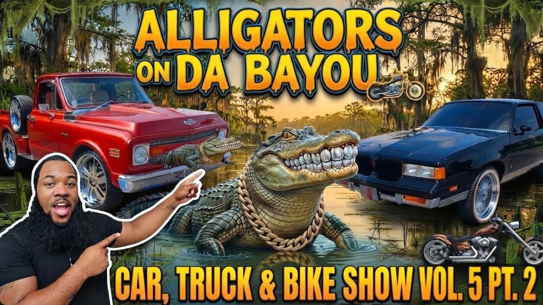 ⁣Alligators on da bayou car show vol.5 pt.2