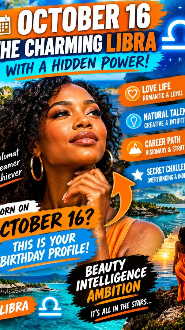 🔥 October 16 The charming Libra with a hidden power! ♎