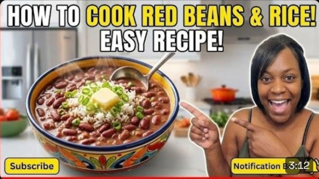 ⁣Red beans & rice on today