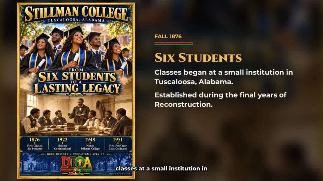 Stillman College—Tuscaloosa: From Six Students to a Lasting Legacy