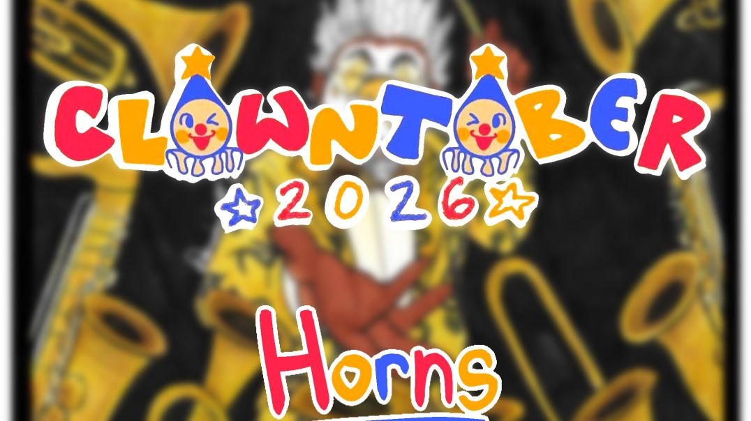 ⁣Clownntober Day 15 (Horns)