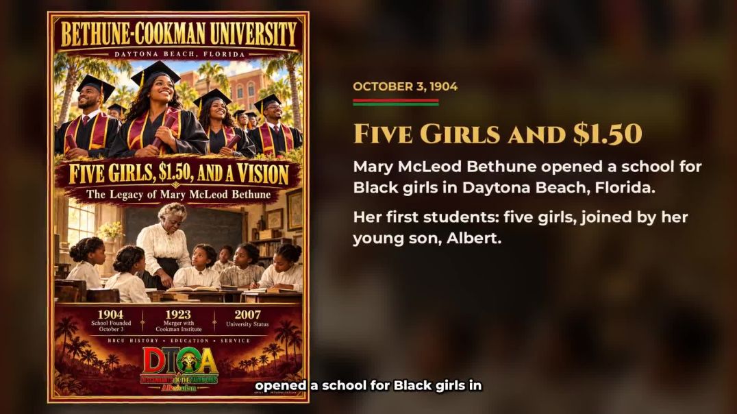 ⁣Bethune-Cookman University—Daytona Beach: Five Girls, $1.50, and a Vision
