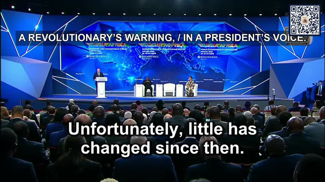 ⁣Putin Quoted Thomas Sankara to Court Africa. We