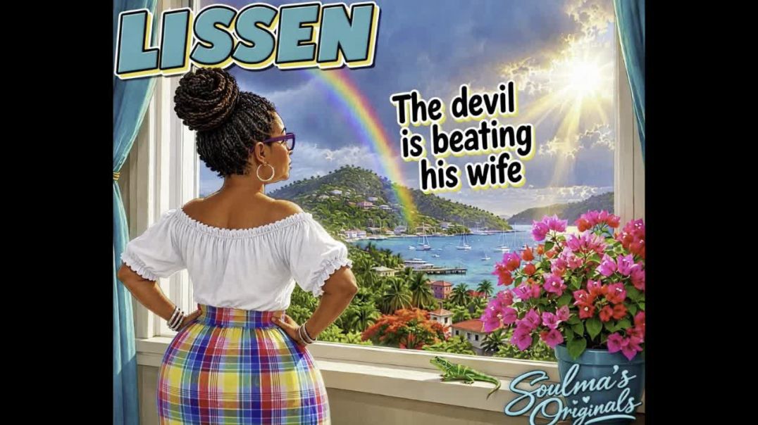 ⁣The Devil Beating His Wife