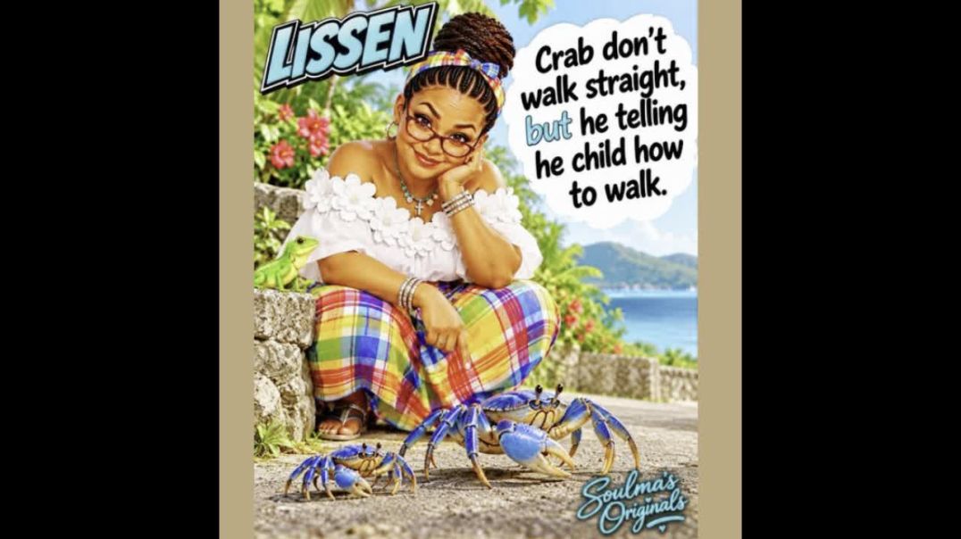⁣Crab Don't walk Walk Straight