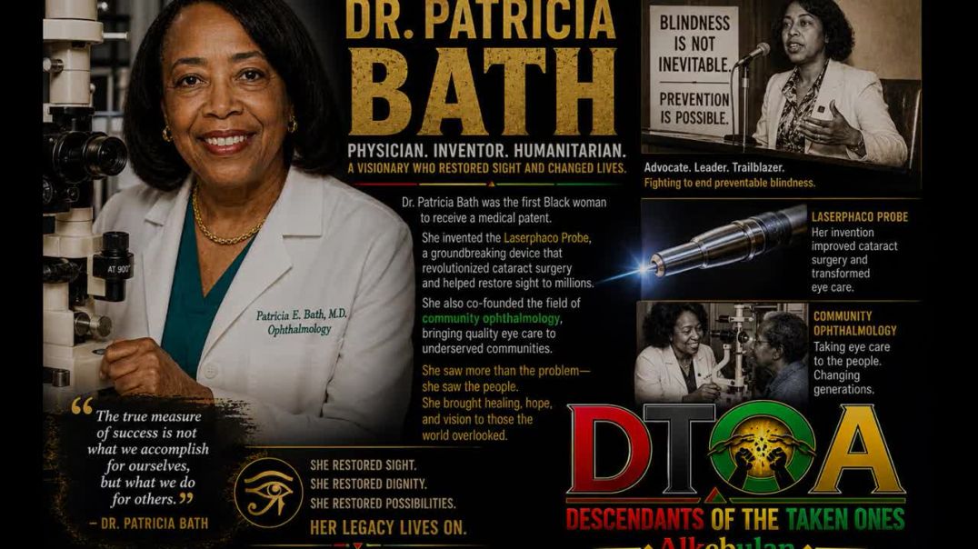 ⁣Dr. Patricia Bath did not just restore sight