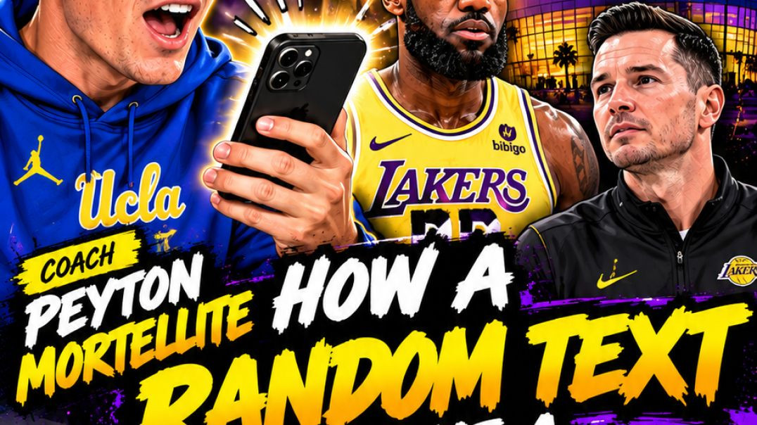 How a Random Text Got Me a Lakers Role