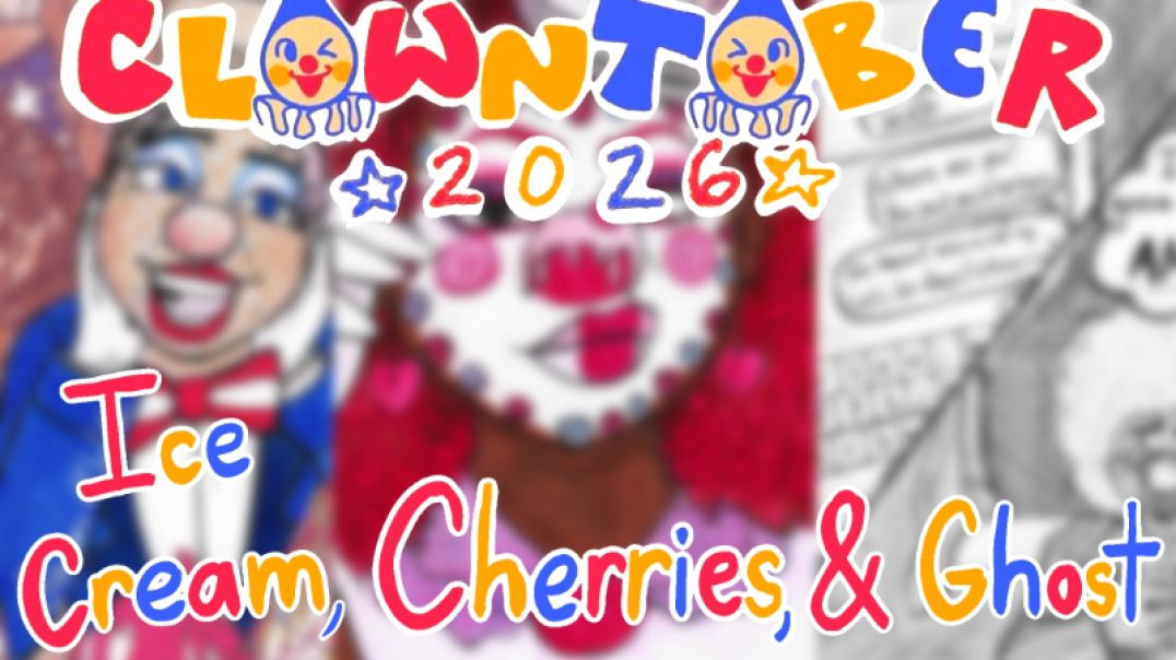 ⁣Clowntober Days 25-27 (Ice Cream, Cherries, and Ghost)