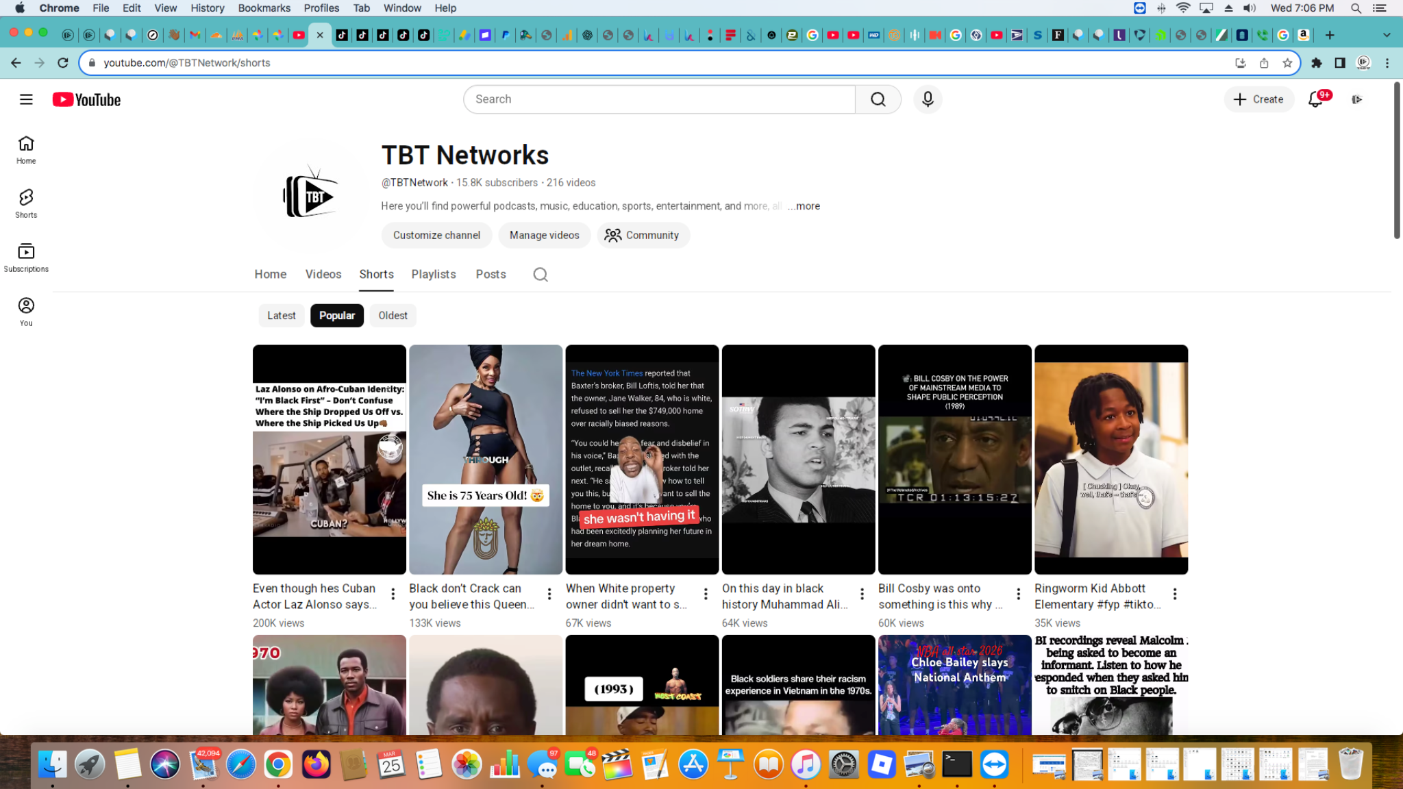 TBT Networks YouTube Shorts